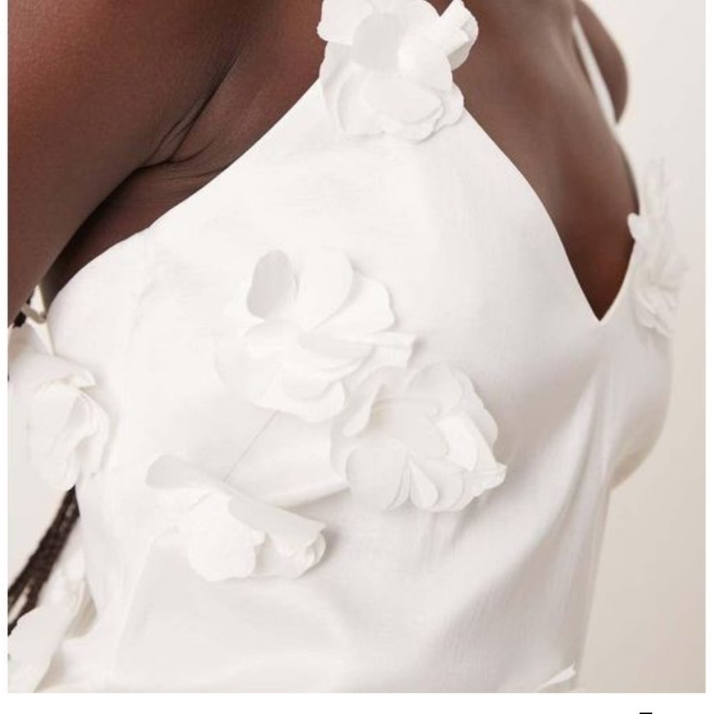 Abercrombie & Fitch White Floral Mini Dress